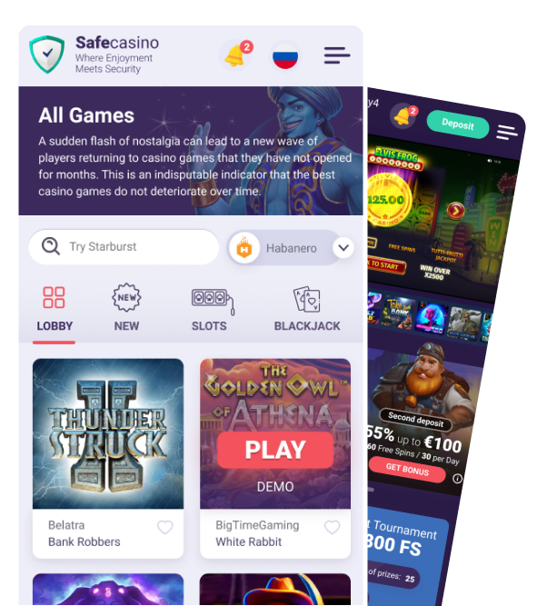 Safecasino Juegos de casino virtuales